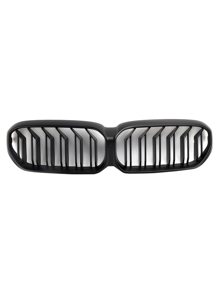 Calandre Double Lamelles Noir Mat BMW G30 G31 LCI - vue rapprochée - Becquet Voiture