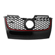 Calandre Golf 5 GTI Bande Rouge Logo Chrome