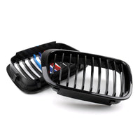ABS Mesh Grille Radiator BMW E46 4-Door 1998-2001 - side view 2 - Becquet Voiture
