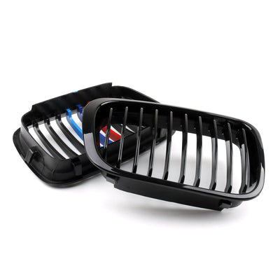 Calandre Grille ABS Maille BMW E46 4 Portes 1998-2001 - vue de profil 2 - Becquet Voiture