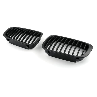 Calandre Grille ABS Maille BMW E46 4 Portes 1998-2001 - vue de profil - Becquet Voiture