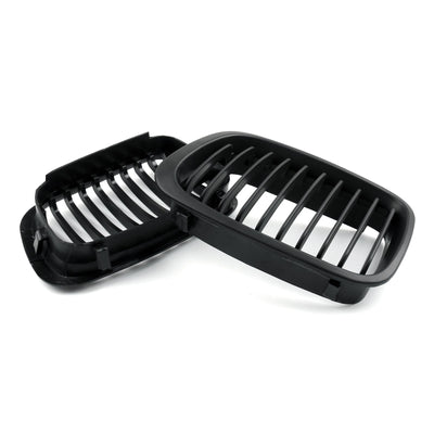 Calandre Grille ABS Maille BMW E46 4 Portes 1998-2001 - vue de trois-quarts - Becquet Voiture