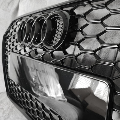 Calandre Grille Audi A6 C7 Nid d'Abeille Type RS6 - vue arrière - Becquet Voiture