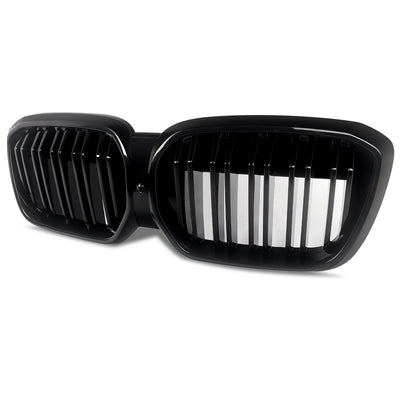 Calandre Grille Avant BMW iX3 G08 2022-2023 - vue de trois-quarts - Becquet Voiture