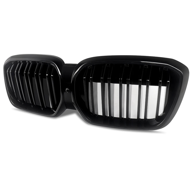 Calandre Grille Avant BMW iX3 G08 2022-2023 - vue de trois-quarts - Becquet Voiture
