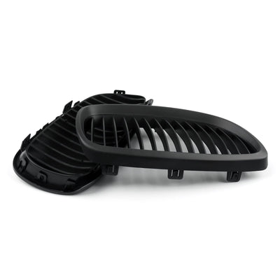 Calandre Grille Maille BMW E92 E93 Noir Mat LCI 2006-2009 - vue de trois-quarts - Becquet Voiture