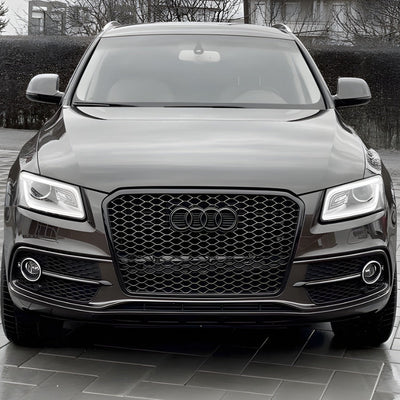 Calandre Grille Nid d'Abeille Audi Q5 5R Style SQ5 - vue de profil - Becquet Voiture