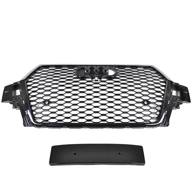 Honeycomb Grille Audi Q7 4M RS Style - rear view - Becquet Voiture