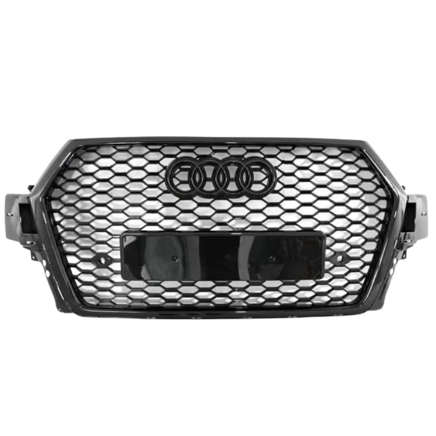 Calandre Grille Nid d'Abeille Audi Q7 4M Style RS - vue de face - Becquet Voiture