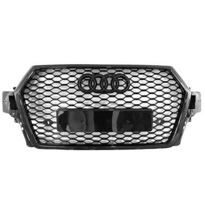 Calandre Grille Nid d'Abeille Audi Q7 4M Style RS - vue de face - Becquet Voiture