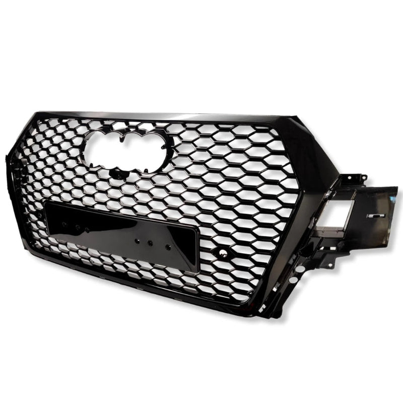 Honeycomb Grille Audi Q7 4M RS Style - three-quarter view - Becquet Voiture