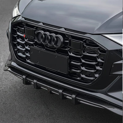 Calandre Grille Nid d'Abeille Audi Q8 SQ8 Style RSQ8 - vue de profil - Becquet Voiture