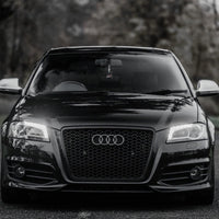 Calandre Grille Noir RS3 Pour Audi A3 S3 8P - vue arrière - Becquet Voiture