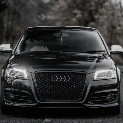 Calandre Grille Noir RS3 Pour Audi A3 S3 8P - vue arrière - Becquet Voiture