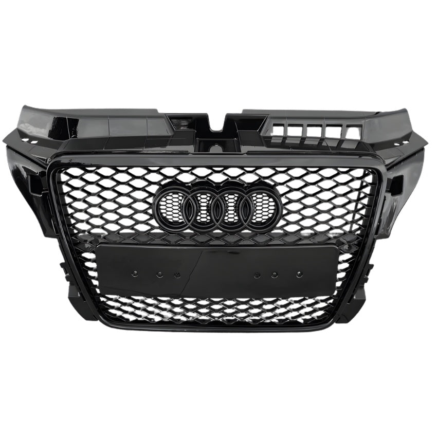Calandre Grille Noir RS3 Pour Audi A3 S3 8P - vue de face - Becquet Voiture
