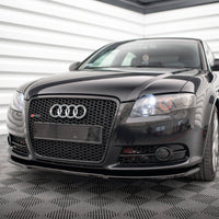 Black RS4 Style Grille for Audi A4 B7 - rear view - Becquet Voiture
