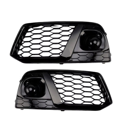 Calandre Grille Noire Audi Q5 FY Style SQ5 2018-2020 - installé sur véhicule - Becquet Voiture