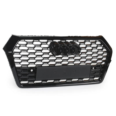 Calandre Grille Noire Audi Q5 FY Style SQ5 2018-2020 - vue de trois-quarts - Becquet Voiture