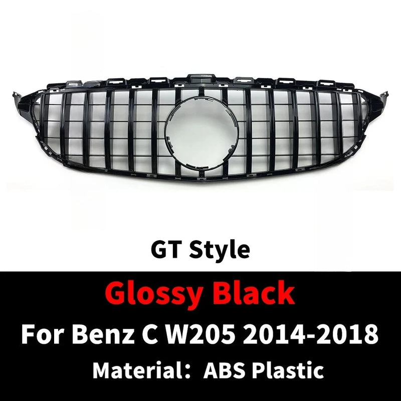 Calandre GT Mercedes Classe C W205 C43 2014-2021 - en situation - Becquet Voiture