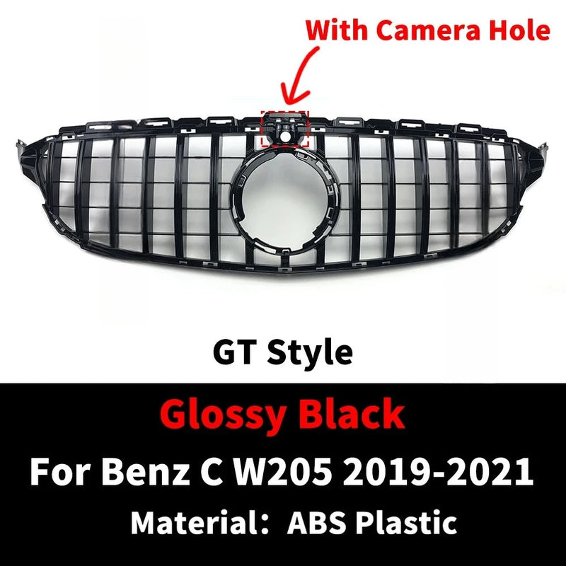 Calandre GT Mercedes Classe C W205 C43 2014-2021 - vue de profil 2 - Becquet Voiture