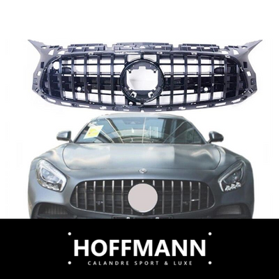 Calandre GT-R Mercedes AMG GT 2018-2021 Noir - vue de profil - Becquet Voiture
