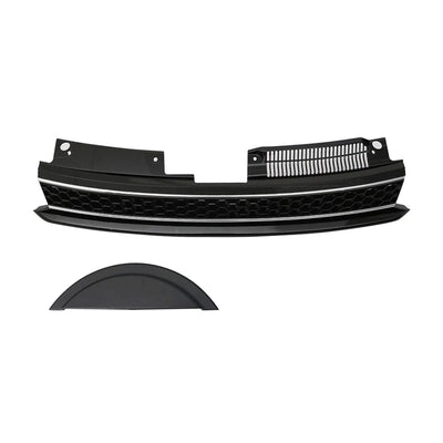 Calandre GTI Volkswagen Golf MK6 Noir 2010-2014 - vue de face - Becquet Voiture