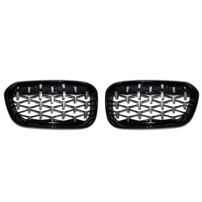 Calandre Hoffmann Diamond BMW Série 1 F20 F21 2016-2017 - vue de face - Becquet Voiture