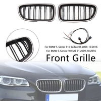 Calandre LED BMW Série 5 F10 F11 M5 Noir Brillant 2009-2017 - packshot studio - Becquet Voiture