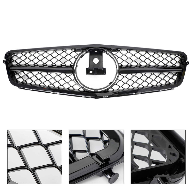LED Grille Mercedes C-Class W204 2008-2014 - fitting detail - Becquet Voiture
