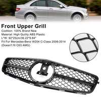 LED Grille Mercedes C-Class W204 2008-2014 - rear view - Becquet Voiture