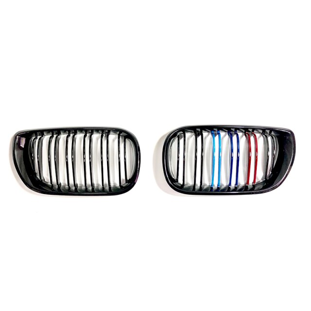 BMW Series 3 E46 2002-2005 M Kidney Grille - rear view - Becquet Voiture