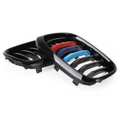 Calandre M-Color Noir Brillant BMW X3 X4 G01 G02 2018-2021 - détail du montage - Becquet Voiture