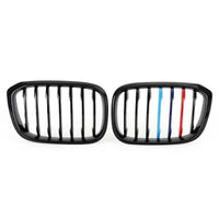 Calandre M-Color Noir Brillant BMW X3 X4 G01 G02 2018-2021 - vue arrière 2 - Becquet Voiture
