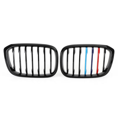 Calandre M-Color Noir Brillant BMW X3 X4 G01 G02 2018-2021 - vue arrière 2 - Becquet Voiture