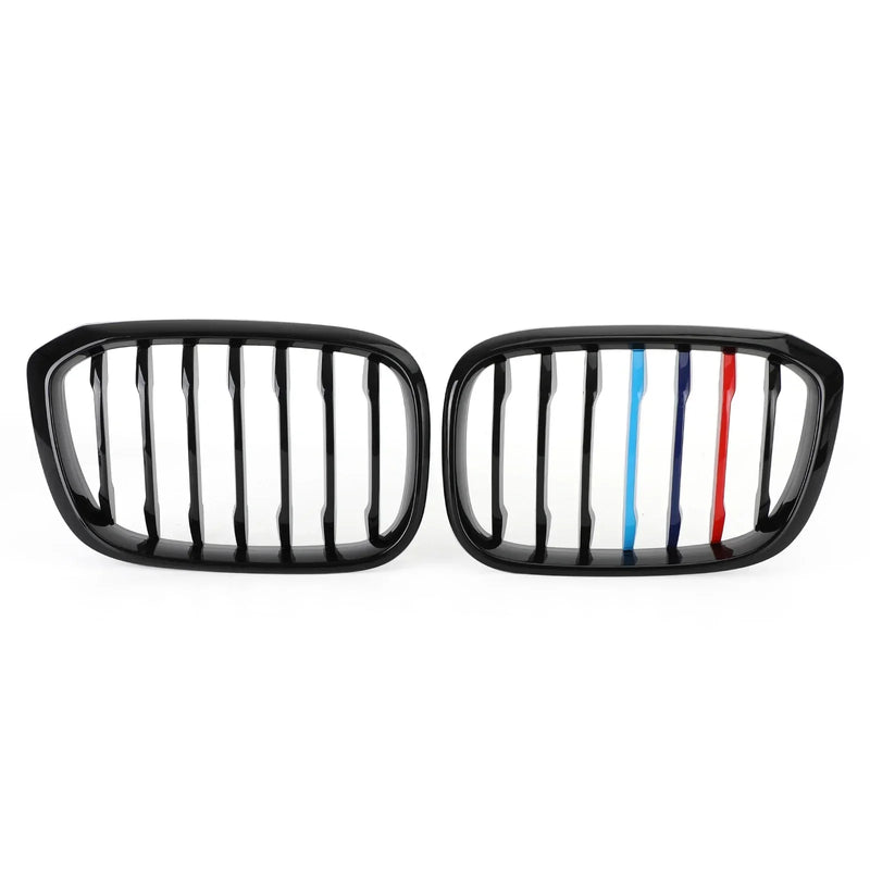 Calandre M-Color Noir Brillant BMW X3 X4 G01 G02 2018-2021 - vue arrière 2 - Becquet Voiture