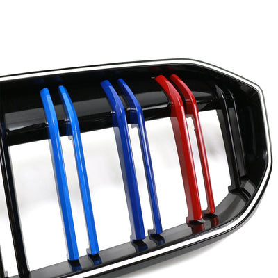 Calandre M Double Ligne BMW Série 3 G20 G28 Noir 2023-2024 - packshot studio - Becquet Voiture