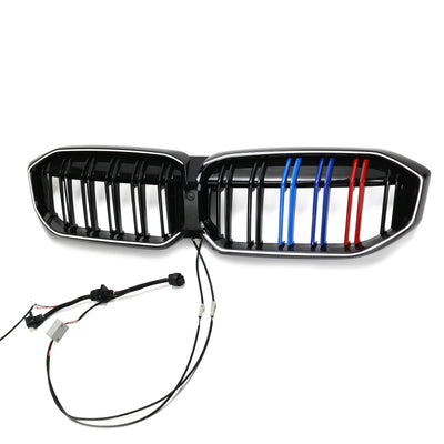 Calandre M Double Ligne BMW Série 3 G20 G28 Noir 2023-2024 - vue de face - Becquet Voiture