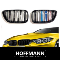 Calandre M Sport BMW Serie 2 F22 F23 2014-2016 - vue de profil - Becquet Voiture