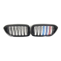 M Sport Grille BMW 5 Series G30 2020 - three-quarter view - Becquet Voiture