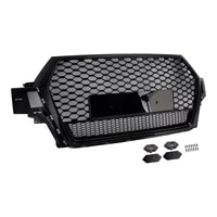 Calandre Maille Audi Q7 SQ7 Noir Brillant 2016 - en situation - Becquet Voiture