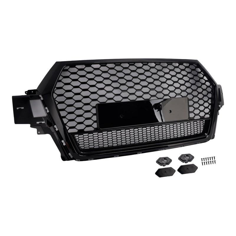 Calandre Maille Audi Q7 SQ7 Noir Brillant 2016 - en situation - Becquet Voiture