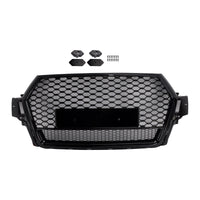 Calandre Maille Audi Q7 SQ7 Noir Brillant 2016 - vue de face - Becquet Voiture