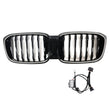 Calandre Maille BMW X3 X4 G01 G02 Noir Brillant 2018-2021