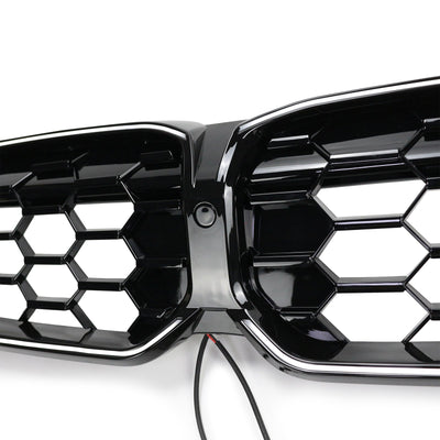 Calandre Maille Diamant BMW Série 3 G20 G28 Noir 2023-2024 - détail du montage - Becquet Voiture