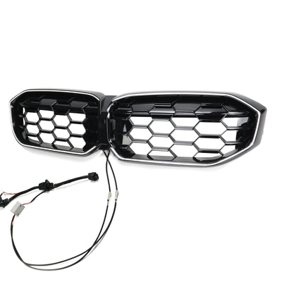 Calandre Maille Diamant BMW Série 3 G20 G28 Noir 2023-2024 - vue de face - Becquet Voiture