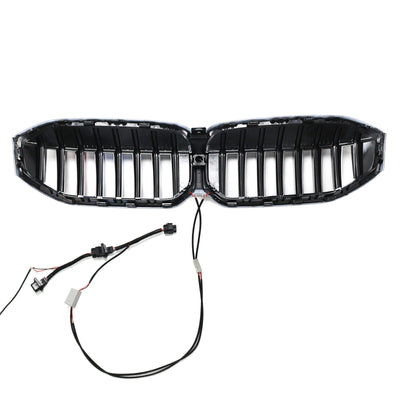 Calandre Maille LED BMW Série 3 G20 G28 Noir 2023-2024 - installé sur véhicule - Becquet Voiture