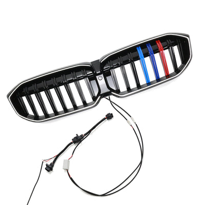 Calandre Maille LED BMW Série 3 G20 G28 Noir 2023-2024 - vue de dessus - Becquet Voiture