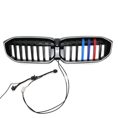 Calandre Maille LED BMW Série 3 G20 G28 Noir 2023-2024 - vue de face - Becquet Voiture