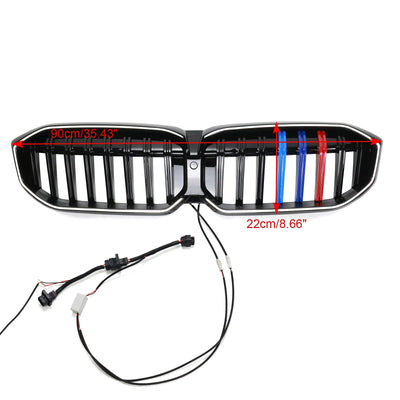 Calandre Maille LED BMW Série 3 G20 G28 Noir 2023-2024 - vue de profil - Becquet Voiture