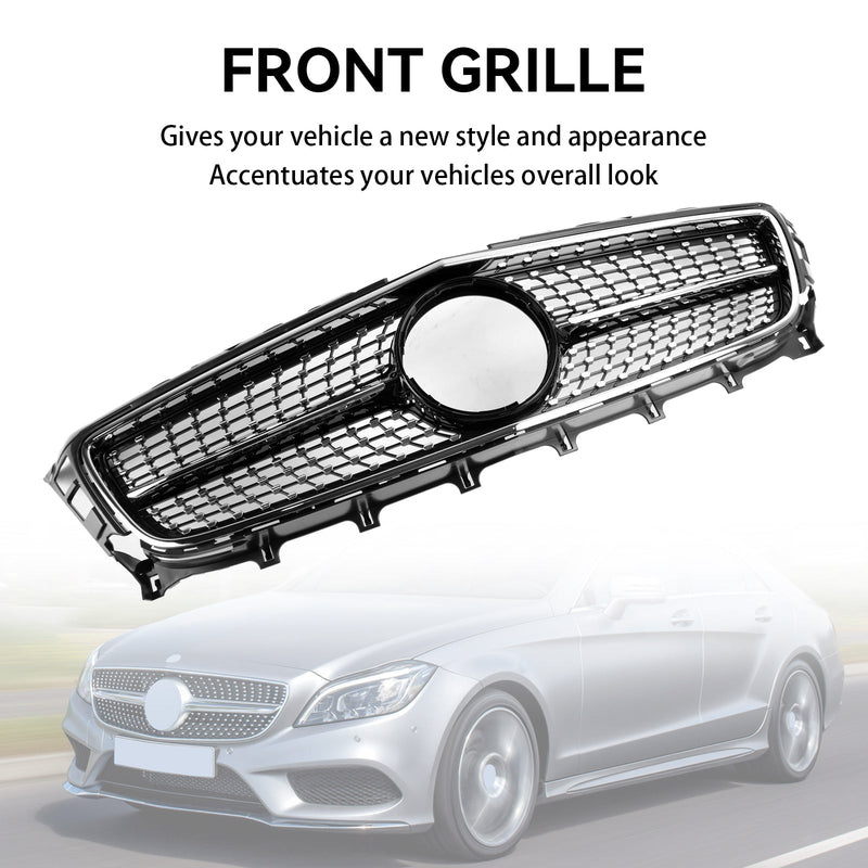 Calandre Mercedes-Benz CLS W218 2011-2014 Pré-Facelift - vue de trois-quarts - Becquet Voiture
